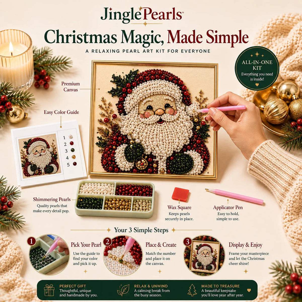 Christmas Pearl Art Kit